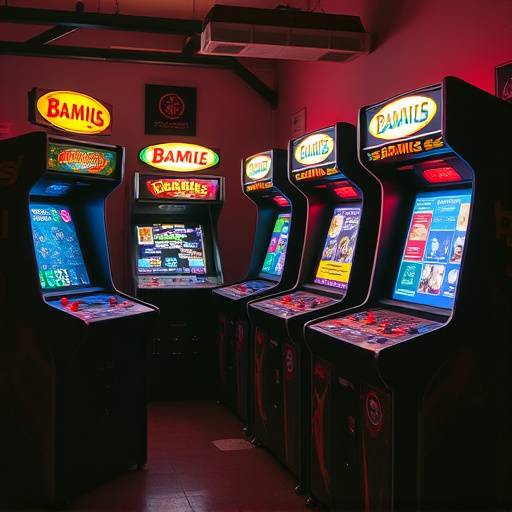 Screenshot from Retro Arcade Mania, showcasing a collection of classic arcade games.